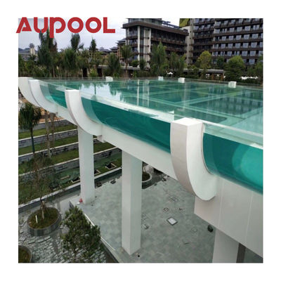 Copertina di piscina a distanza in vetro acrilico trasparente per piscine intermontuose