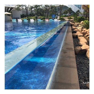 Villa con piscina portatile con materiali PMMA ed eccellente resistenza alle intemperie