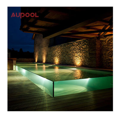 Piscina acrilica trasparente ad alta trasparenza