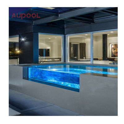 12 mm 15 mm Acrilico trasparente piscina Recinzione Per Hotel Villa Casa Cortile Personalizzato