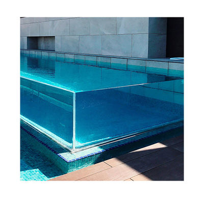 Piscine di acrilico trasparente in fibra di vetro per esterni Piccolo cortile