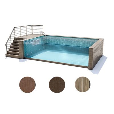 Facile da installare Container infinito piscina piscina Spa con vetro acrilico materiale PMMA Lucite