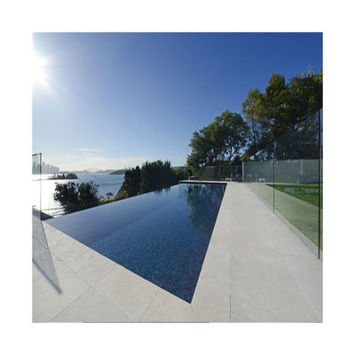 Piscina Acrilica AUPOOL Giardino Cortile Spa a nuoto lungo senza fine con copertura e riscaldamento