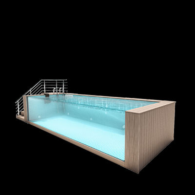 Piscine acriliche trasparenti per palestre e altri formati