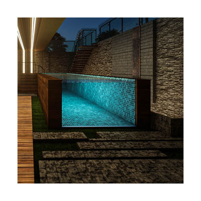 Piscine di contenitori personalizzate con doccia a finestra, casa doccia e spa Alta trasmissione luminosa 93%