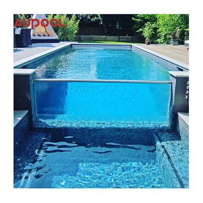 Pannello di piscina acrilico trasparente anti-UV foglio di plexiglass per parete piscina esterna
