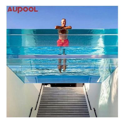 Piscine a terra con finestre acriliche trasparenti e plastica di qualità superiore