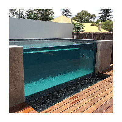 80MM Spessore trasparente Acrilico parete piscina dimensioni personalizzate pannello di vetro trasparente