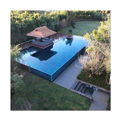 Piscine per famiglie superiori Piscine acriliche sopra terra per divertimenti all'aria aperta