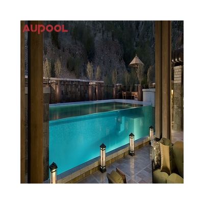 50 mm di vetro acrilico trasparente per piscina infinita resistente al tempo