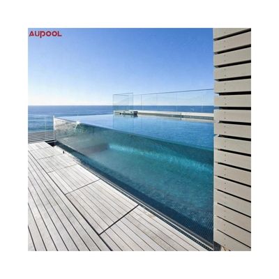 50 mm di vetro acrilico trasparente per piscina infinita resistente al tempo