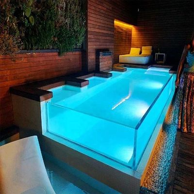 Vaso acrilico per piscine di qualità superiore Funzione durevole per piscine infinite infinite