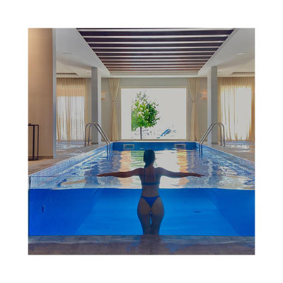 Piscine di plastica personalizzate per vista sul tetto in vetro infinito