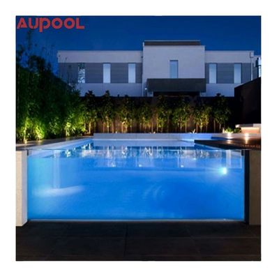 Piscina acrilica ad alta trasmissione luminosa Piscina di vetro AUPOOL per il tuo progetto di piscina