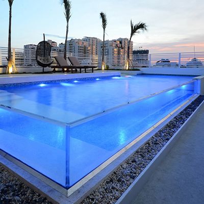 Spessore 30-300mm Piscina Acrilica Chiara Aupool Dimensioni personalizzate per il divertimento in famiglia