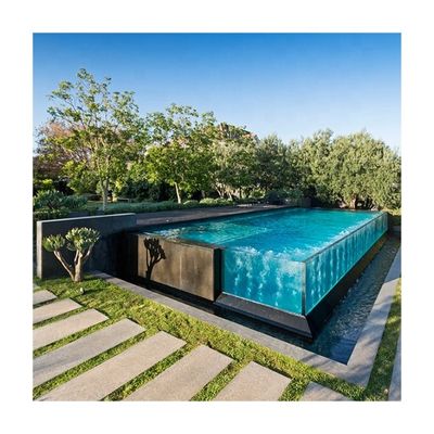 Disegno di piscina acrilica basato sulla domanda del cliente per l'arredamento della piscina interna di Country Estate