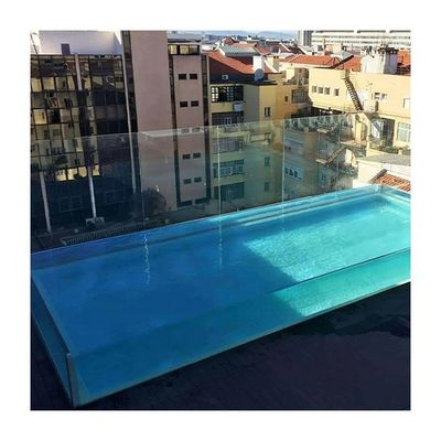 Processo di polimerizzazione a temperatura costante a secco vetro per piscine infinito