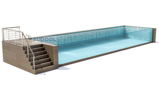 Piscina per famiglie Piscina esterna in fibra di vetro per le esigenze del cliente