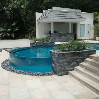 Pannelli di recinzione acrilica in plexiglass per piscine resistenti alla pressione