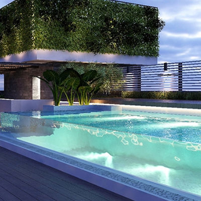 1.20g/cm3 Densità ed eccellente resistenza alle intemperie AUPOOL Piscine in vetro per piscine esterne