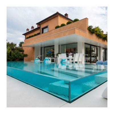Materiale di lucite pura al 100% PMMA AUPOOL Vetro per piscina con pannello acrilico