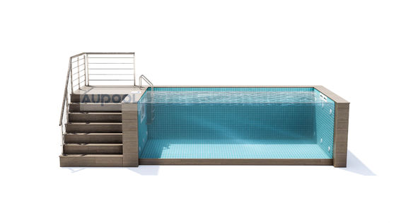 Facile da installare Fibra di carbonio cartone materiale composito FRP vasca interna piscina per hotel palestre