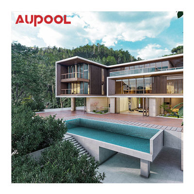 Piscine a foglia acrilica trasparente a colori trasparenti per grandi dimensioni