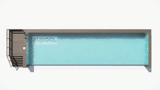 Ineguagliabile Infinity Trasparente Finish Piscina per Alberghi Scuole Sanatori e palestre