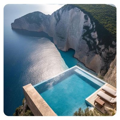 Rilascia il potenziale del tuo spazio esterno con infinite piscine in fibra di vetro
