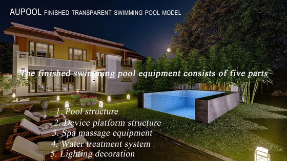Due pompe d'acqua per la filtrazione completa piscina prefabbricata per lo spazio sotterraneo