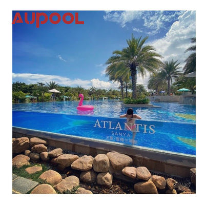 Pannello acrilico PMMA a 100% di Lucite importato per piscina esterna di design moderno