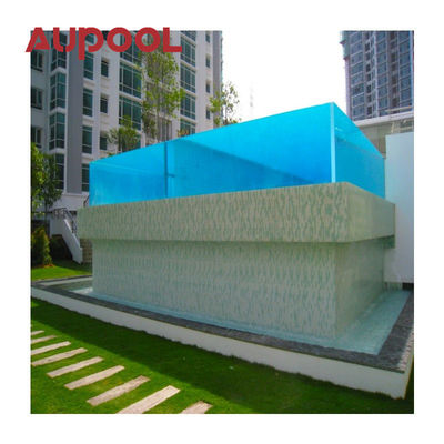 Pannello acrilico PMMA a 100% di Lucite importato per piscina esterna di design moderno