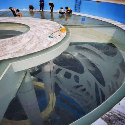Fogli di vetro acrilico ad alta durezza superficiale per piscina 50 mm 100 mm 150 mm 200 mm 300 mm