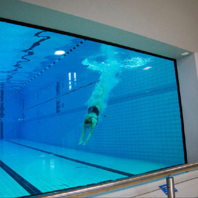 Contenitore acrilico esterno con piscina con finestrino acrilico spessore 30 mm-950 mm