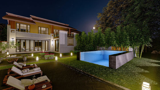 24m3 Capacità dell'acqua della piscina pannello di plastica acrilica trasparente per finestra della piscina