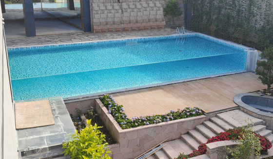 Villa piscina pannelli di vetro plexiglass campione piccole piscine in fibra di vetro