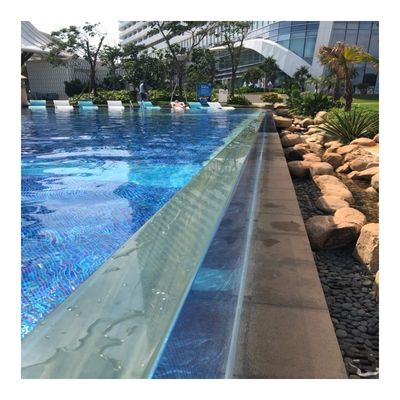 Vantaggio favorevole superiore piscina acrilica 50-700mm Parete di piscina infinita chiara