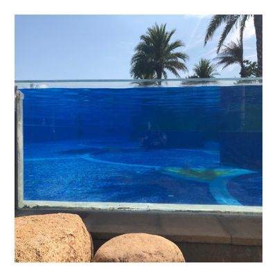 Vantaggio favorevole superiore piscina acrilica 50-700mm Parete di piscina infinita chiara