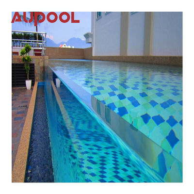 Copertina di piscina a distanza in vetro acrilico trasparente per piscine intermontuose