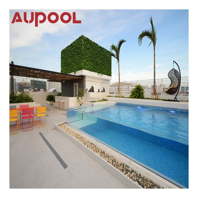 Copertina di piscina a distanza in vetro acrilico trasparente per piscine intermontuose