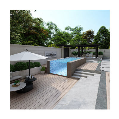Trasmissione della luce ad alta trasparenza 92,5% Lucite Acrylic Prefab Pool per il cortile dell'hotel