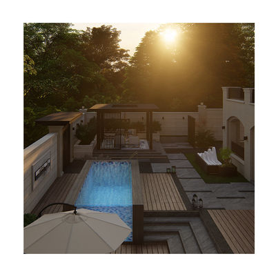 Trasmissione della luce ad alta trasparenza 92,5% Lucite Acrylic Prefab Pool per il cortile dell'hotel