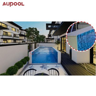 Piscine personalizzate facili da installare con finestre in acrilico e pannelli di legno in plastica