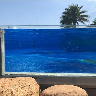 Trasmissione di luce ad alta trasparenza Università su misura Piscina di superficie