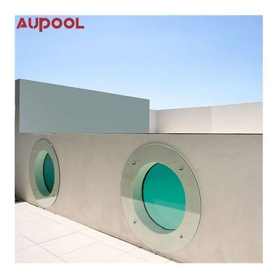Piscine prefabbricate con telaio in acciaio montato con telaio in metallo con filtro acrilico e sabbia trasparente