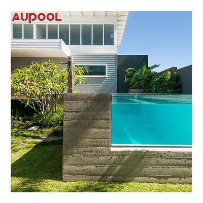 Moderna piscina privata in terra prefabbricata per la navigazione rettangolare in fibra di vetro