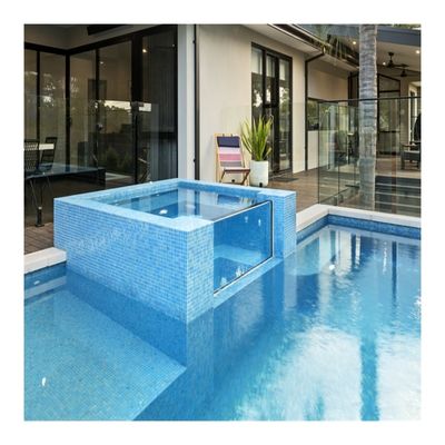 Piscina Acrilica Trasparente Esterno Con Disegno Stile in Vendita