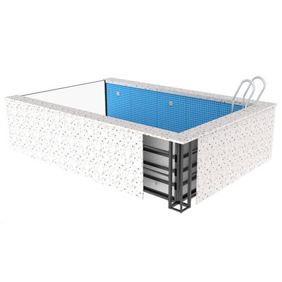 Nuoto Navigazione Sopra Terra Piscine Frp con finestre acriliche trasparenti e design personalizzabile