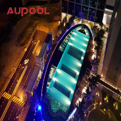 Acrilico-100% Lucite PMMA Disegno di piscina importato per piscina esterna trasparente