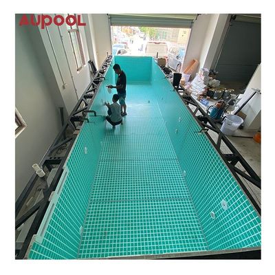 Servizio di taglio struttura in acciaio piscina prefabbricata con finestra acrilica da 100 mm da AUPOOL OEM